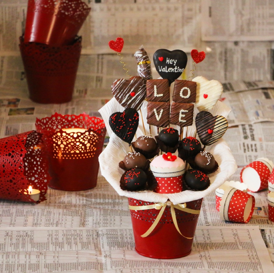 Cookie Bouquet - Valentine L.O.V.E